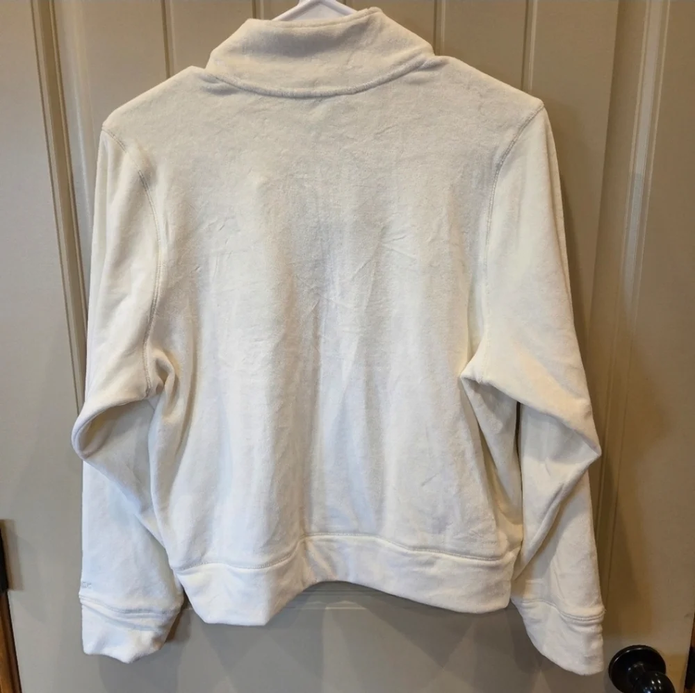 Girls' XL Velour Fleece 1/2 Zip Pullover XL Pale Yellow New Super Soft Winter